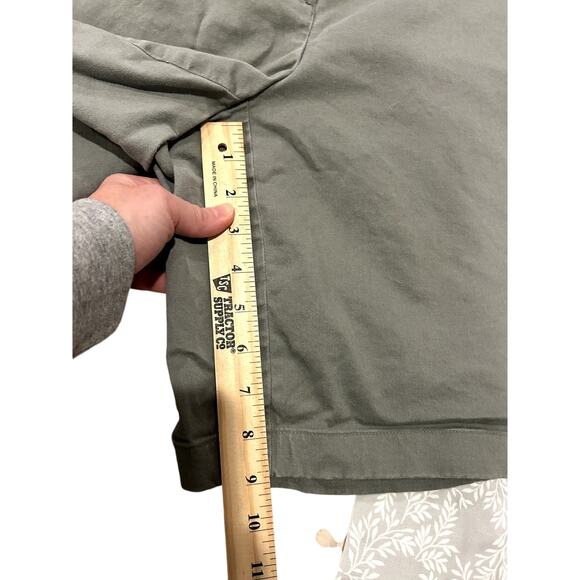 Land's End Women's Size 22W MidRise Hunter Green Short - Picture 5 of 5